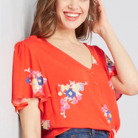 ModCloth Breezy Tendency Crop Top, Size M - Picture 4 of 9